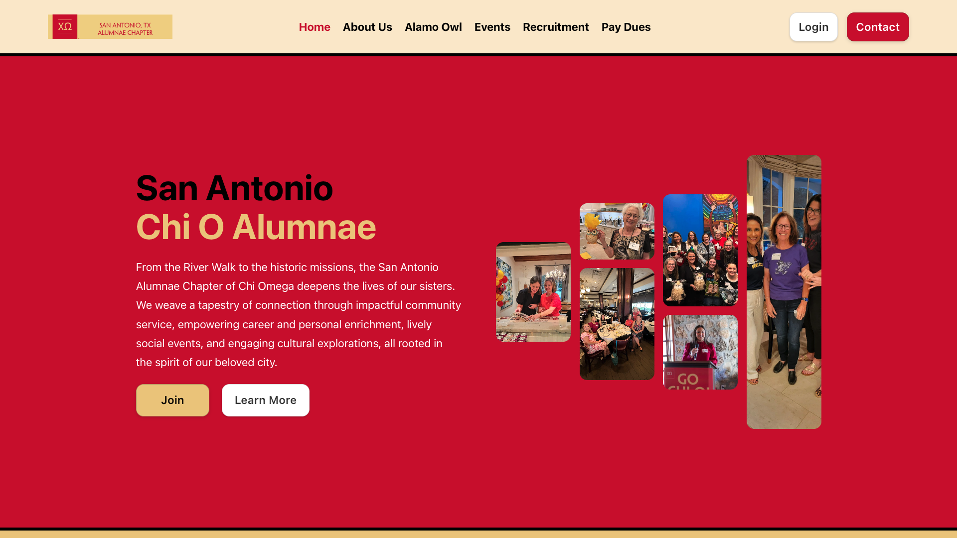 SATX Chi Omega Alumnae Website